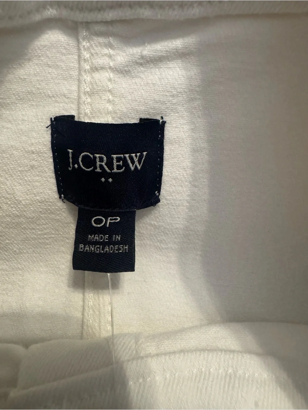 J. Crew White Button-Front Knit Jacket with Gold Buttons